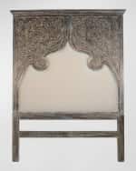 Image 2 of 2: Peninsula Home Collection Erlinda Carved King Headboard