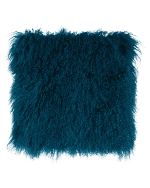 Image 1 of 3: Massoud Teal Tibetan Lamb Pillow