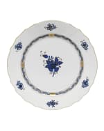 Image 1 of 2: Herend Chinese Bouquet Black Sapphire Dinner Plate