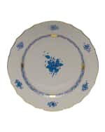 Image 1 of 2: Herend Chinese Bouquet Blue Service Plate