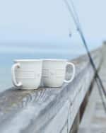 Image 2 of 4: Juliska Berry & Thread Whitewash French Panel Coffee Cup
