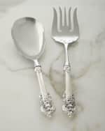 Image 1 of 3: Wallace Silversmiths Grande Baroque 75th Anniversary Serving Set