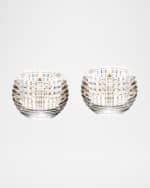 Image 1 of 2: Baccarat Eye Votive Candleholders, Set of Two