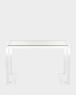 Image 1 of 4: Interlude Home Ava Acrylic Writing Desk