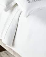 Image 1 of 5: Kassatex Diamante Coverlet, Queen