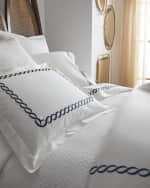 Image 2 of 5: Kassatex Diamante Coverlet, Queen