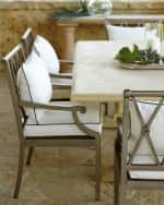 Image 1 of 4: Neiman Marcus Charlotte Outdoor Dining Armchair