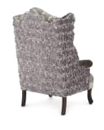 Image 5 of 5: Haute House Isabella Rosette Wingback Chair