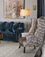 Image 2 of 5: Haute House Isabella Rosette Wingback Chair