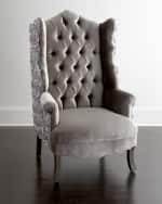 Image 1 of 5: Haute House Isabella Rosette Wingback Chair