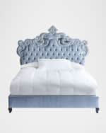 Image 1 of 3: Haute House Julia Tufted California King Bed