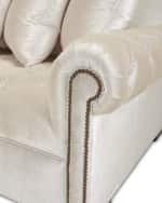 Image 3 of 4: Haute House Divine Tufted Left-Chaise Sectional, 116"