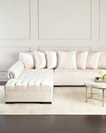 Image 4 of 4: Haute House Divine Tufted Left-Chaise Sectional, 116"