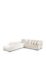 Image 1 of 4: Haute House Divine Tufted Left-Chaise Sectional, 116"