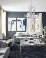 Image 4 of 4: Ralph Lauren Home Ellington Border Rug, 9' x 12'