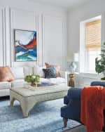 Image 5 of 6: Kay Marble Tassel Table