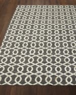 Image 1 of 5: Exquisite Rugs Windrose Hairhide Rug, 10" x 14"