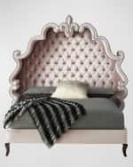 Image 1 of 2: Haute House Maria Queen Tufted Bed