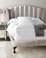 Image 2 of 3: Haute House Eastwood Channel-Tufted Queen Bed