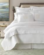Image 1 of 2: Peacock Alley Angelina Pique Coverlet