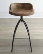 Image 1 of 5: Arteriors Henson Counter Stool, 24.5”