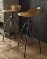 Image 4 of 6: Arteriors Henson Bar Stool, 30"