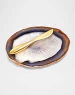 Image 1 of 2: ANNA New York Ita Cheese Plate & Forma Spreader