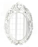 Image 2 of 2: Ernhart Oval Venetian-Style Mirror