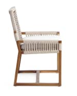 Image 2 of 3: Palecek San Martin Outdoor Dining Side Chair