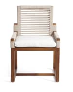 Image 3 of 3: Palecek San Martin Outdoor Dining Side Chair