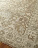 Image 2 of 3: Exquisite Rugs De'Asiah Antique Weave Oushak Rug, 9' x 12'
