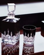 Image 2 of 2: Waterford Crystal Set of 2 Lismore Black Double Old-Fashioneds