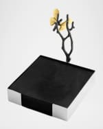 Image 4 of 5: Michael Aram Butterfly Ginkgo Cocktail Napkin Holder