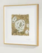 Image 2 of 2: RFA Fine Art "Gold and Roses" Giclee on Paper Wall Art