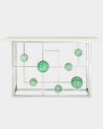 Image 1 of 3: Jonathan Adler Globo Fretwork Console