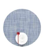 Image 1 of 2: Chilewich Mini-Basketweave Round Placemat