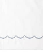 Image 2 of 2: Matouk Scallops Embroidered Duvet Cover, FULL-QUEEN
