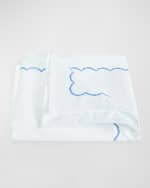 Image 1 of 5: Matouk Scallops Embroidered Duvet Cover, KING