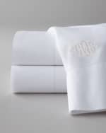 Image 2 of 4: Matouk King Sierra 350 Thread Count Fitted Sheet