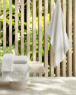 Image 5 of 6: Matouk Auberge Monogrammed Hand Towel