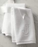 Image 1 of 5: Matouk Auberge Monogrammed Hand Towel