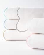 Image 1 of 6: Matouk Lanai Pique Coverlet, FULL-QUEEN