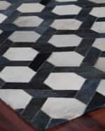 Image 2 of 3: Exquisite Rugs Solomon Hairhide Rug, 5' x 8'