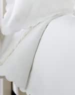 Image 1 of 3: Sferra Alice Twin Floral Matelasse Coverlet