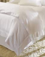Image 1 of 4: Sferra Giza 45 Queen Sateen Duvet Cover