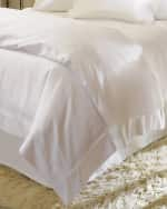 Image 1 of 2: Sferra Queen Giza 45 Sateen Duvet Cover