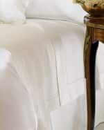 Image 1 of 2: Sferra Giza 45 Queen Sateen Flat Sheet