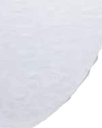 Image 1 of 2: Sferra Acanthus Jacquard Round Tablecloth, 90"Dia