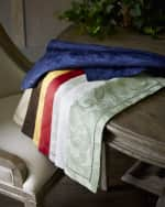 Image 2 of 2: Sferra Plume Jacquard 108"L Table Runner