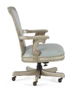 Image 3 of 6: Massoud Lilly Leather Office Chair